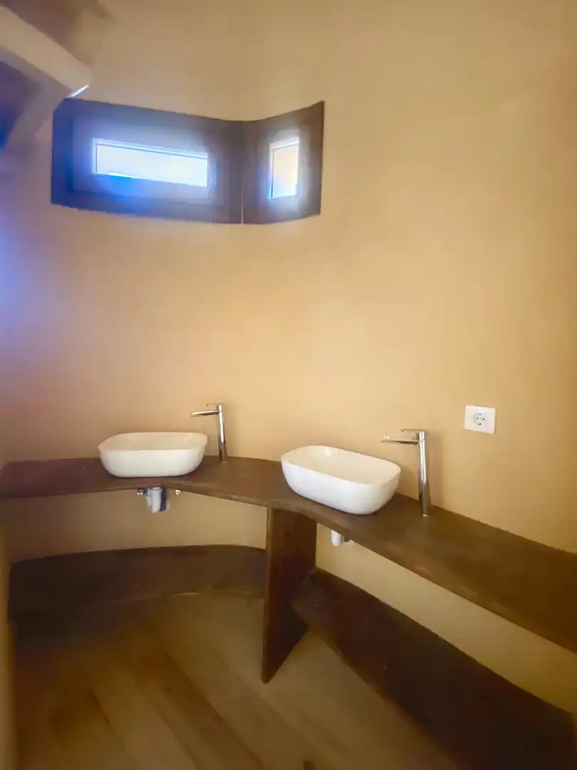 Baño de Finca rústica en venta en Villanueva de la Vera con Calefacción, Jardín privado y Parquet