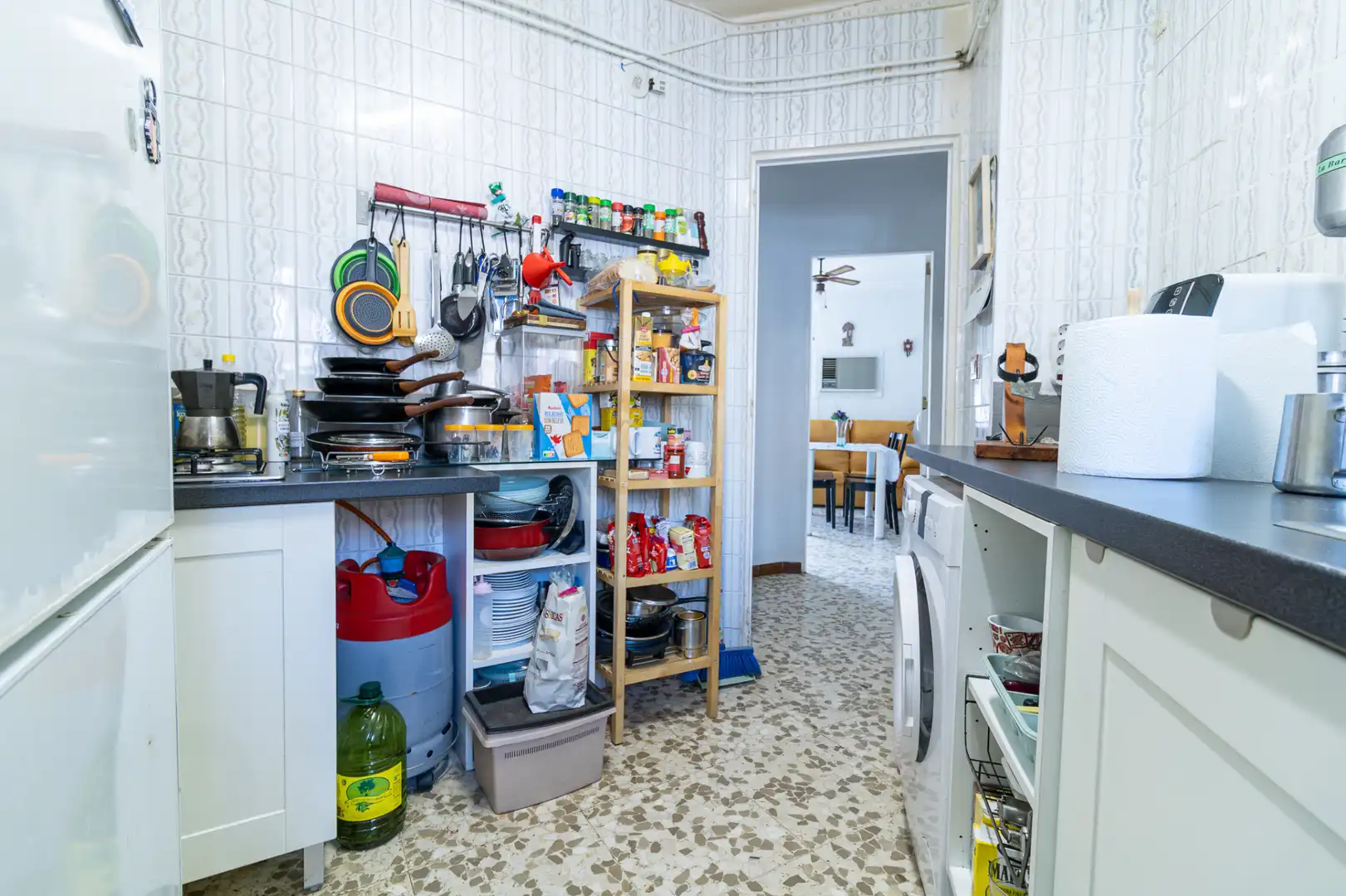 Kitchen of Flat for sale in Sevilla  with Air Conditioner, Heating and Furnished