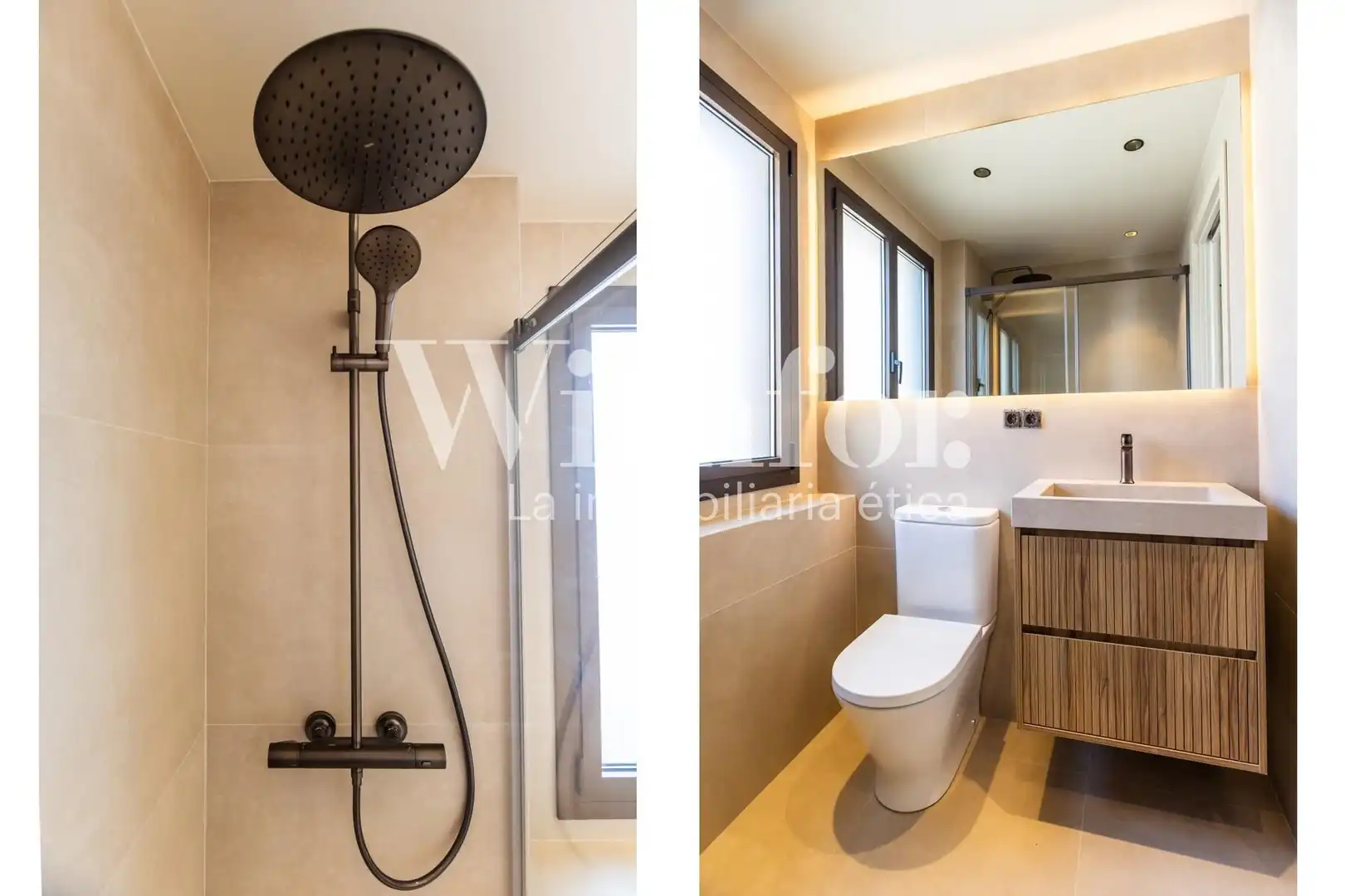 Baño de Ático en venta en Barcelona con Calefacción, Terraza y Balcón