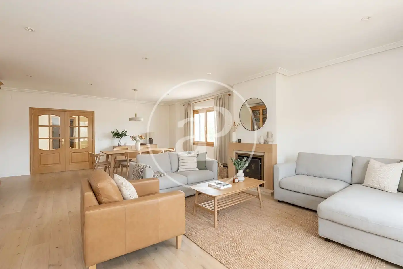 Living room of Houses for sale in Las Rozas de Madrid  with Air Conditioner, Heating and Private garden