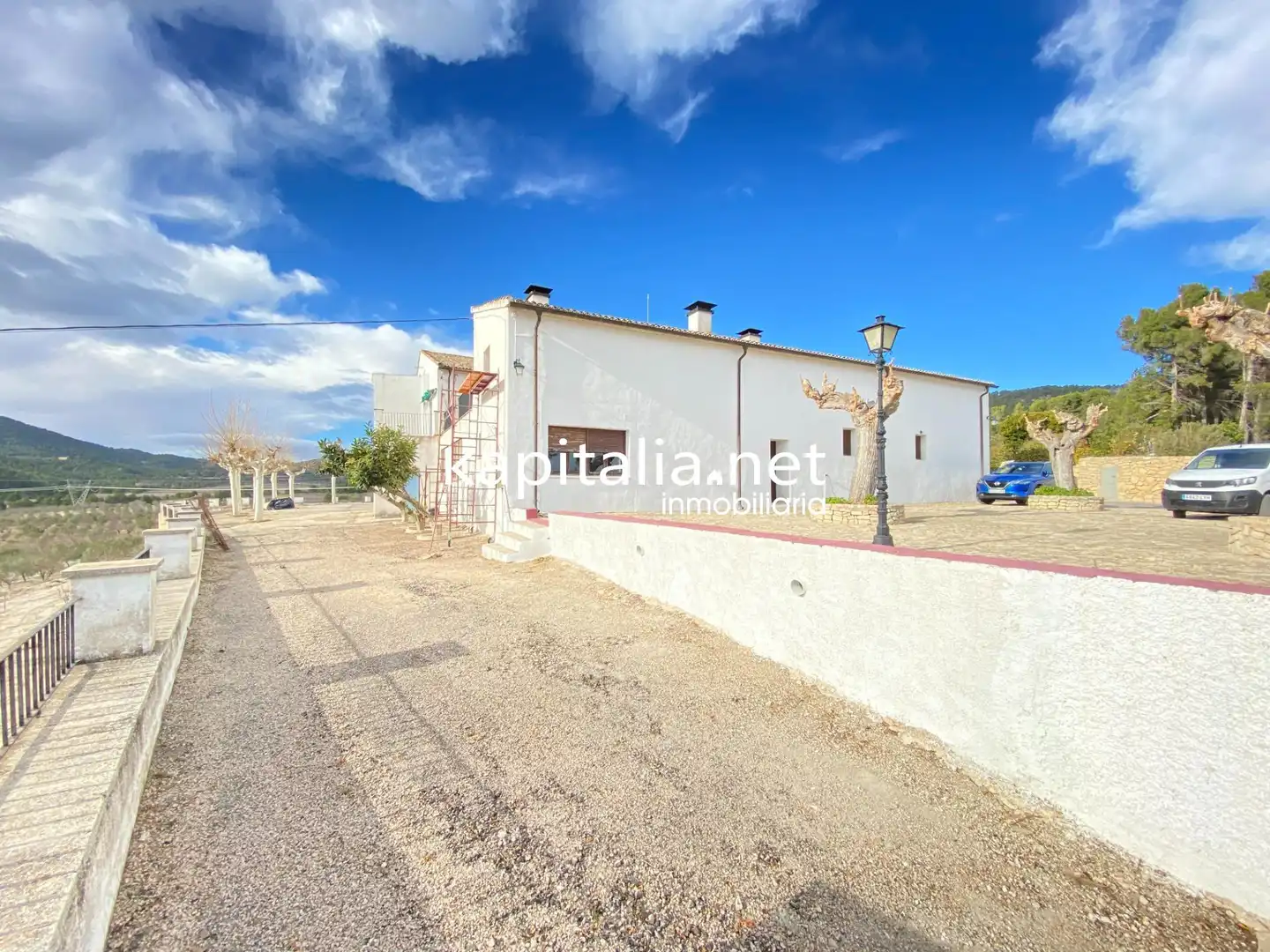Vista exterior de Finca rústica en venta en Penàguila con Calefacción, Jardín privado y Terraza