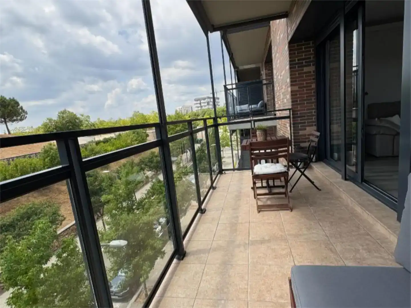 Balcony of Flat for sale in Sabadell  with Air Conditioner and Swimming Pool