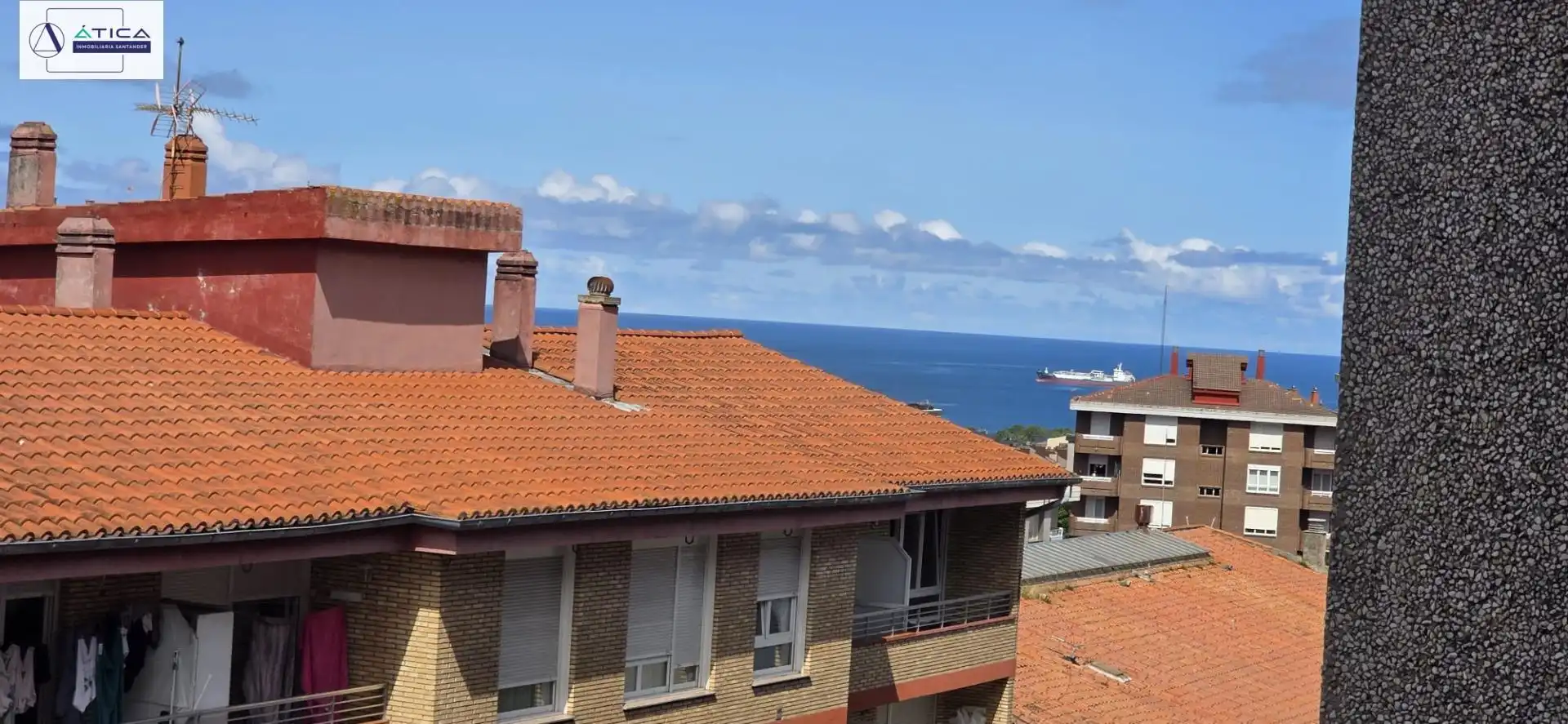 Balcony of Flat for sale in Santander  with Parquet flooring and Terrace