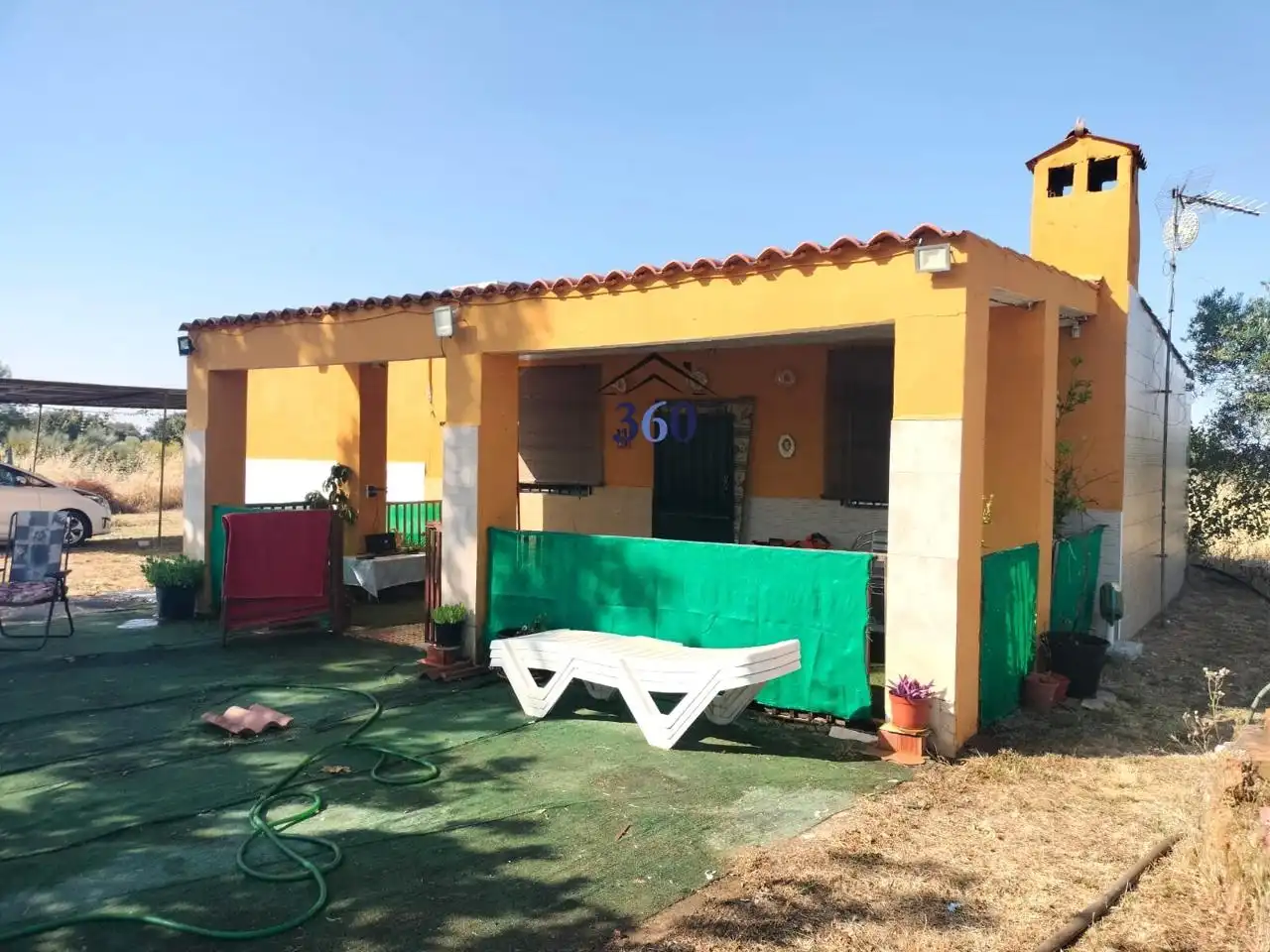 Vista exterior de Finca rústica en venta en Alcuéscar