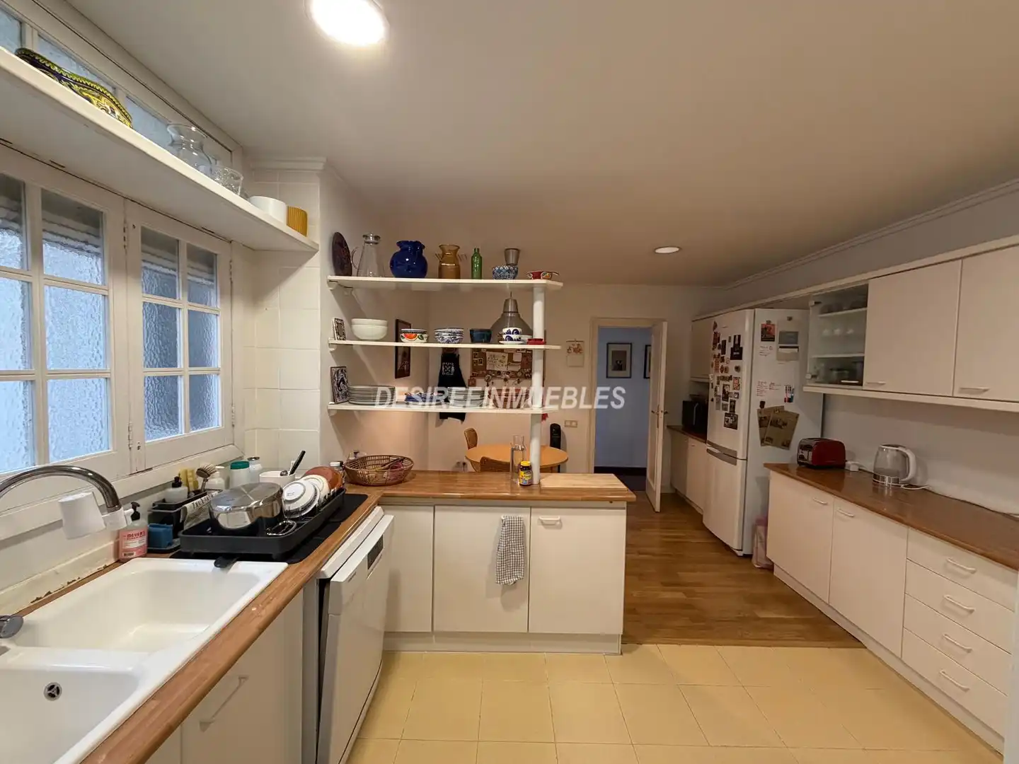 Cocina de Piso de alquiler en Valencia con Aire acondicionado, Calefacción y Parquet