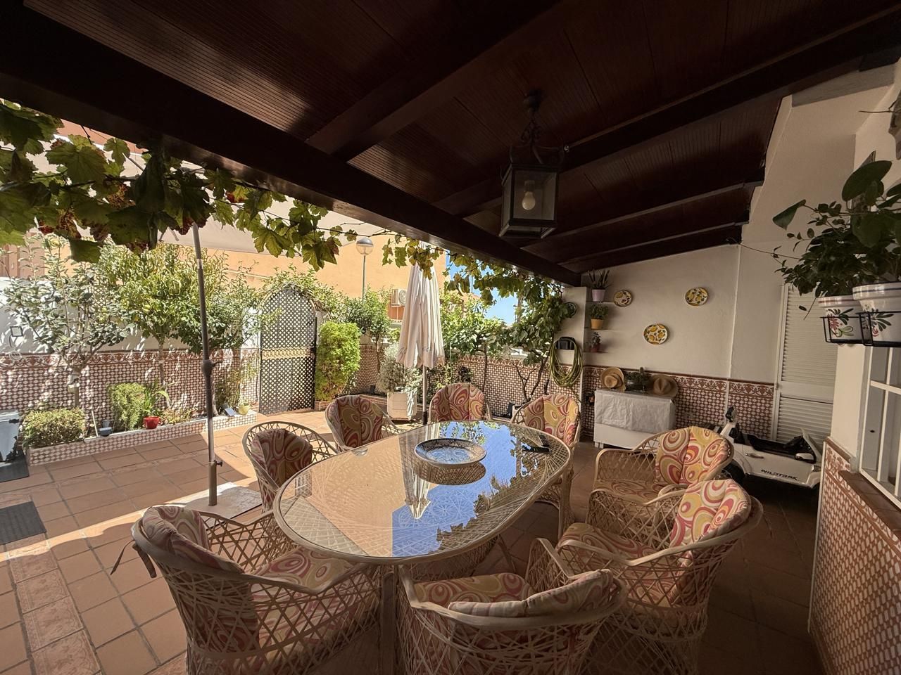 Terrassa de Casa o xalet de lloguer en Casares amb Terrassa i Piscina