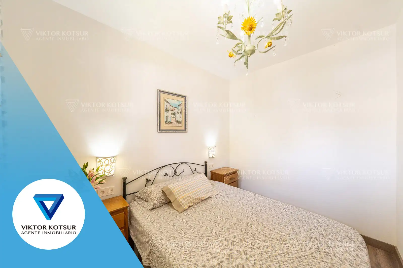 Dormitori de Apartament en venda en Roquetas de Mar amb Aire condicionat, Parquet i Terrassa