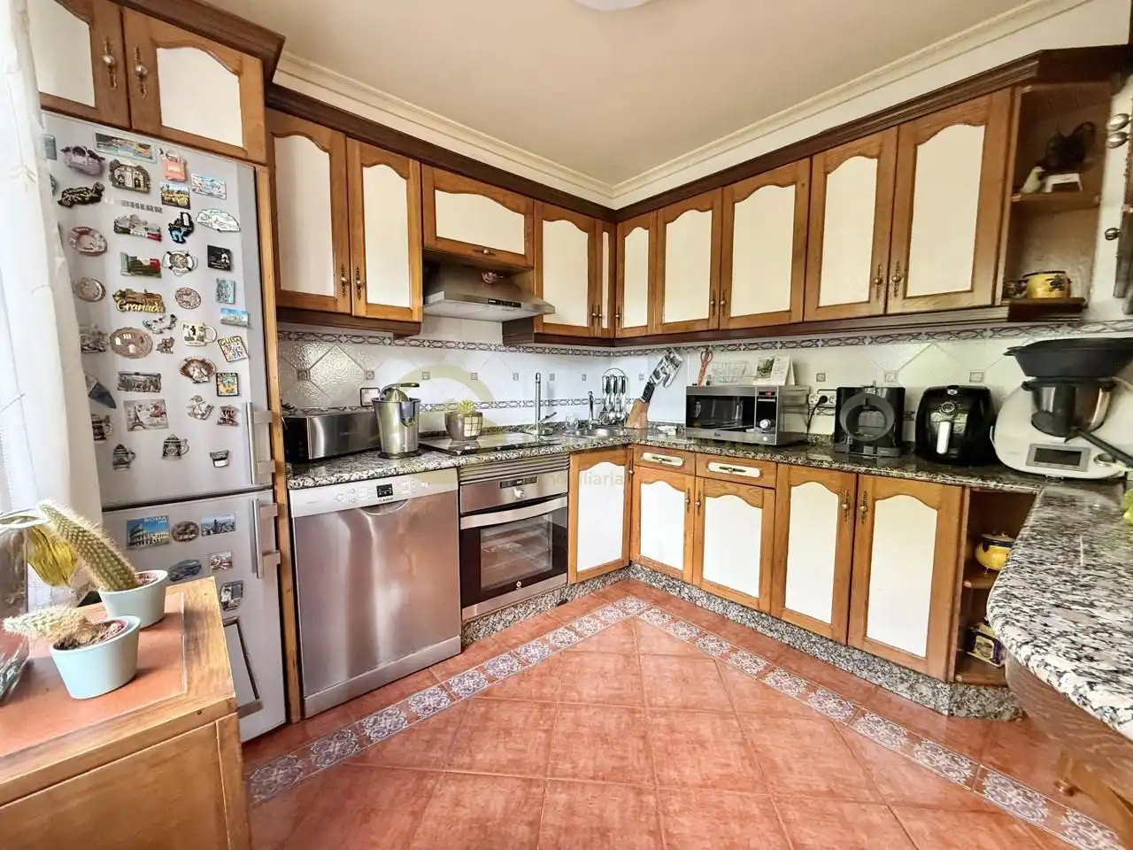 Cocina de Casa o chalet en venta en Castrillón con Calefacción, Jardín privado y Parquet