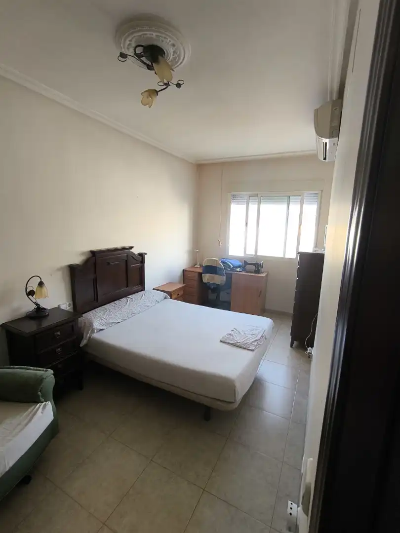 Bedroom of Flat for sale in Mengíbar  with Air Conditioner, Furnished and Balcony