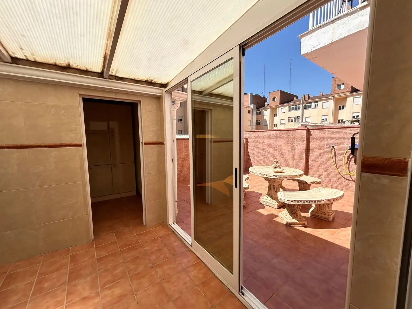 Terrasse von Wohnung zum Verkauf in Albacete mit Klimaanlage, Heizung und Parkett