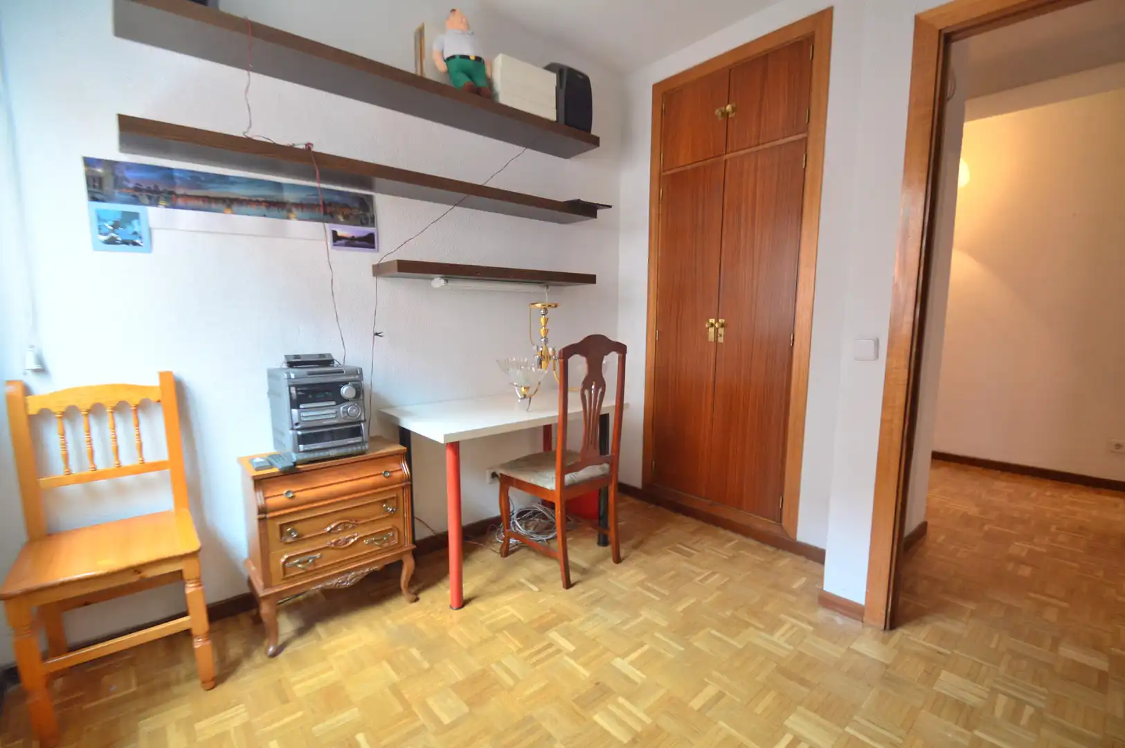 Bedroom of Flat for sale in Madrid  with Air Conditioner, Heating and Parquet flooring