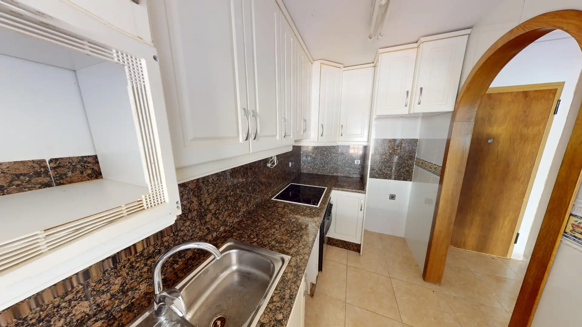 Kitchen of Flat for sale in Torrevieja  with Air Conditioner, Terrace and Community pool