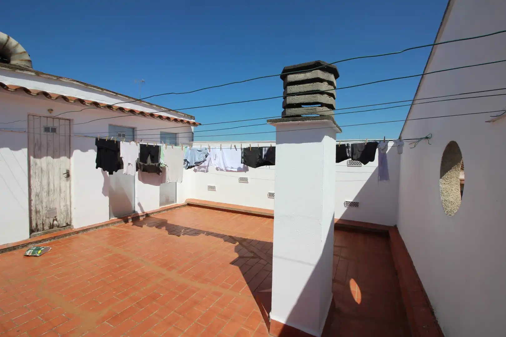 Terrace of Flat for sale in Figueres  with Heating and Storage room