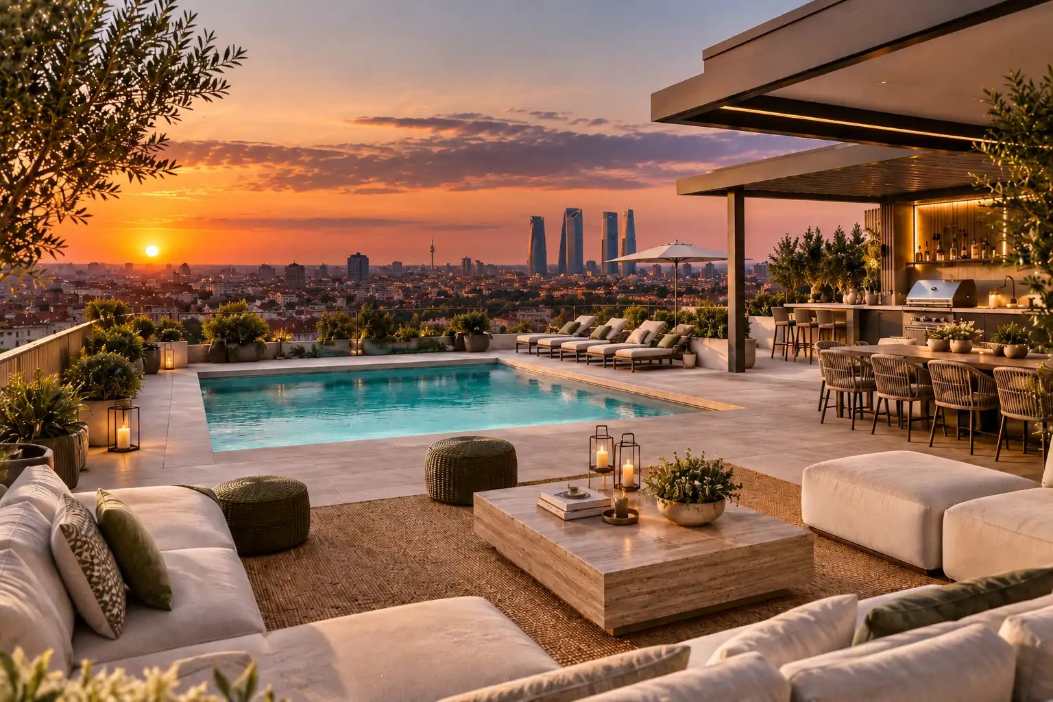Attique avec terrasse à vendre à Chamartín