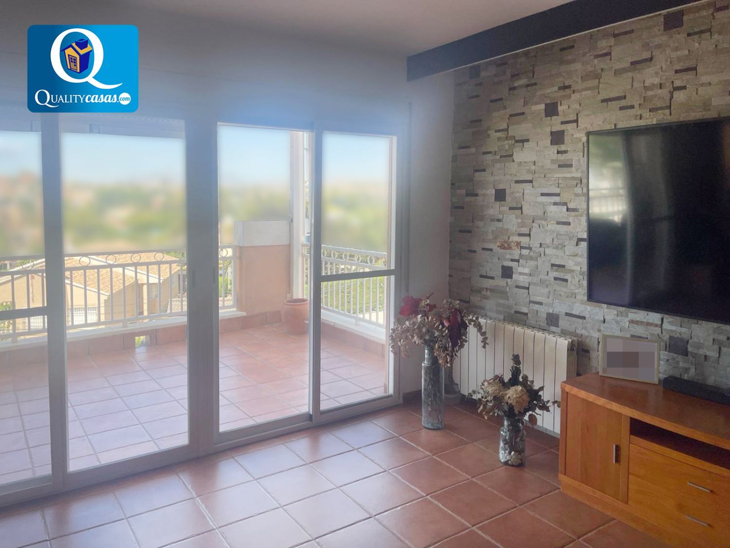 Exterior view of Single-family semi-detached for sale in Mutxamel  with Air Conditioner, Heating and Terrace