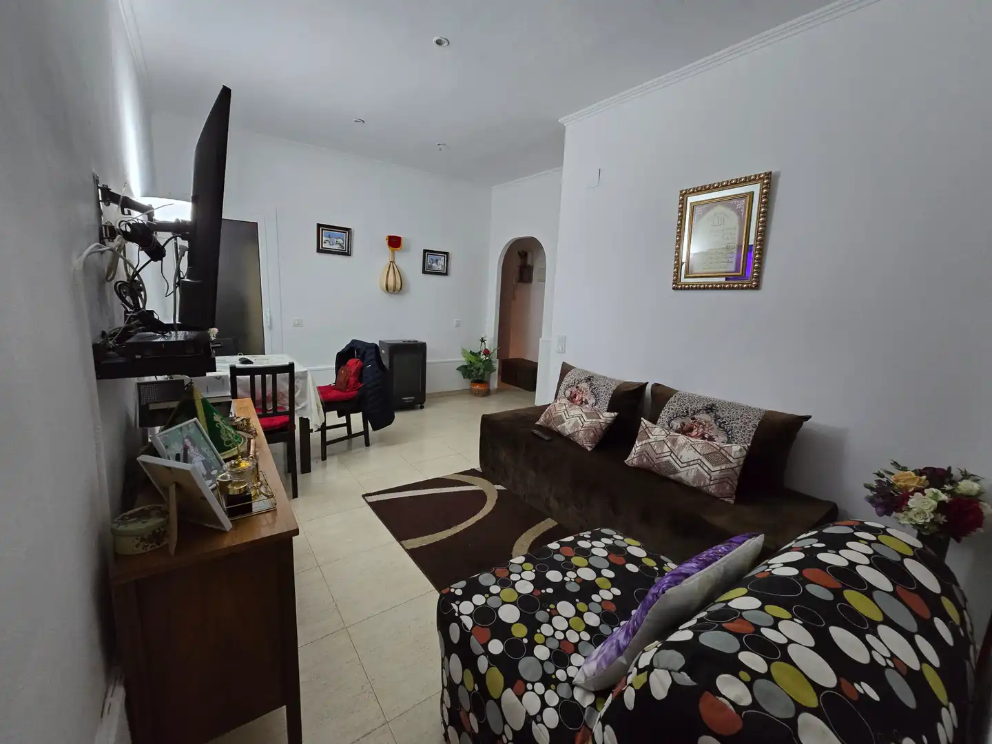 Sala de estar de Piso en venta en Barcelona con Terraza