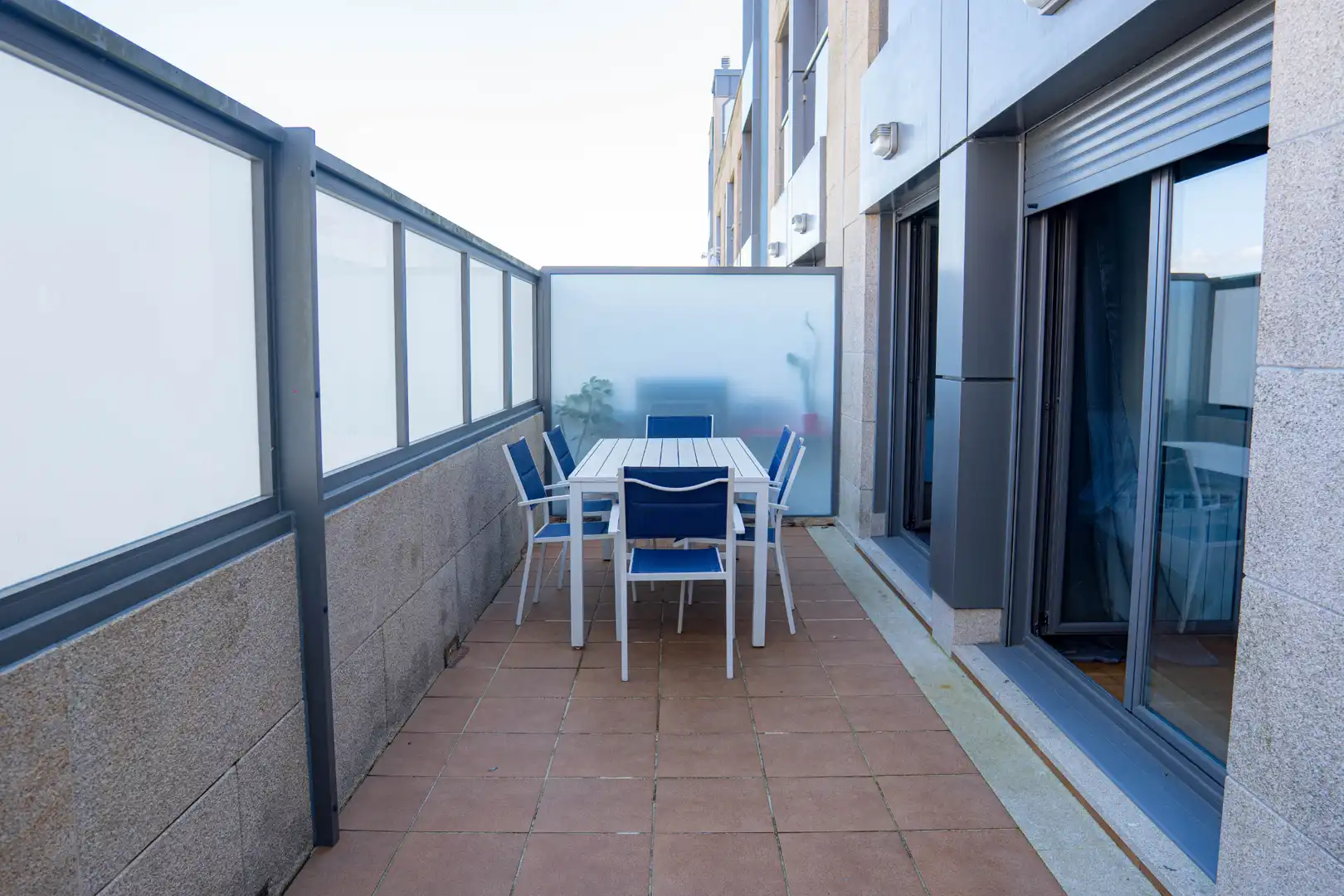 Terraza de Apartamento en venta en A Illa de Arousa  con Calefacción, Jardín privado y Parquet
