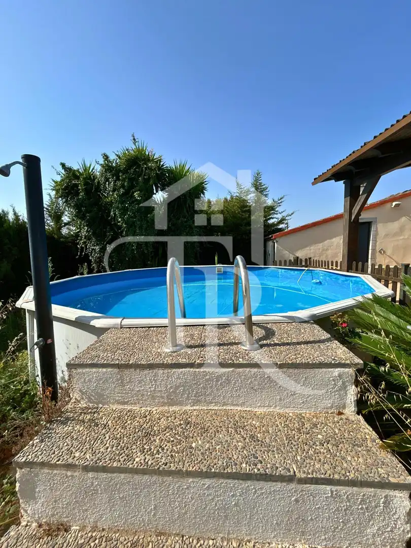 Piscina de Casa o xalet en venda en Cabra del Camp amb Aire condicionat, Parquet i Piscina