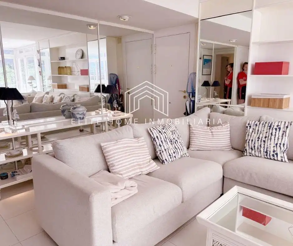 Sala d'estar de Apartament en venda en Benicasim / Benicàssim amb Jardí privat, Terrassa i Moblat