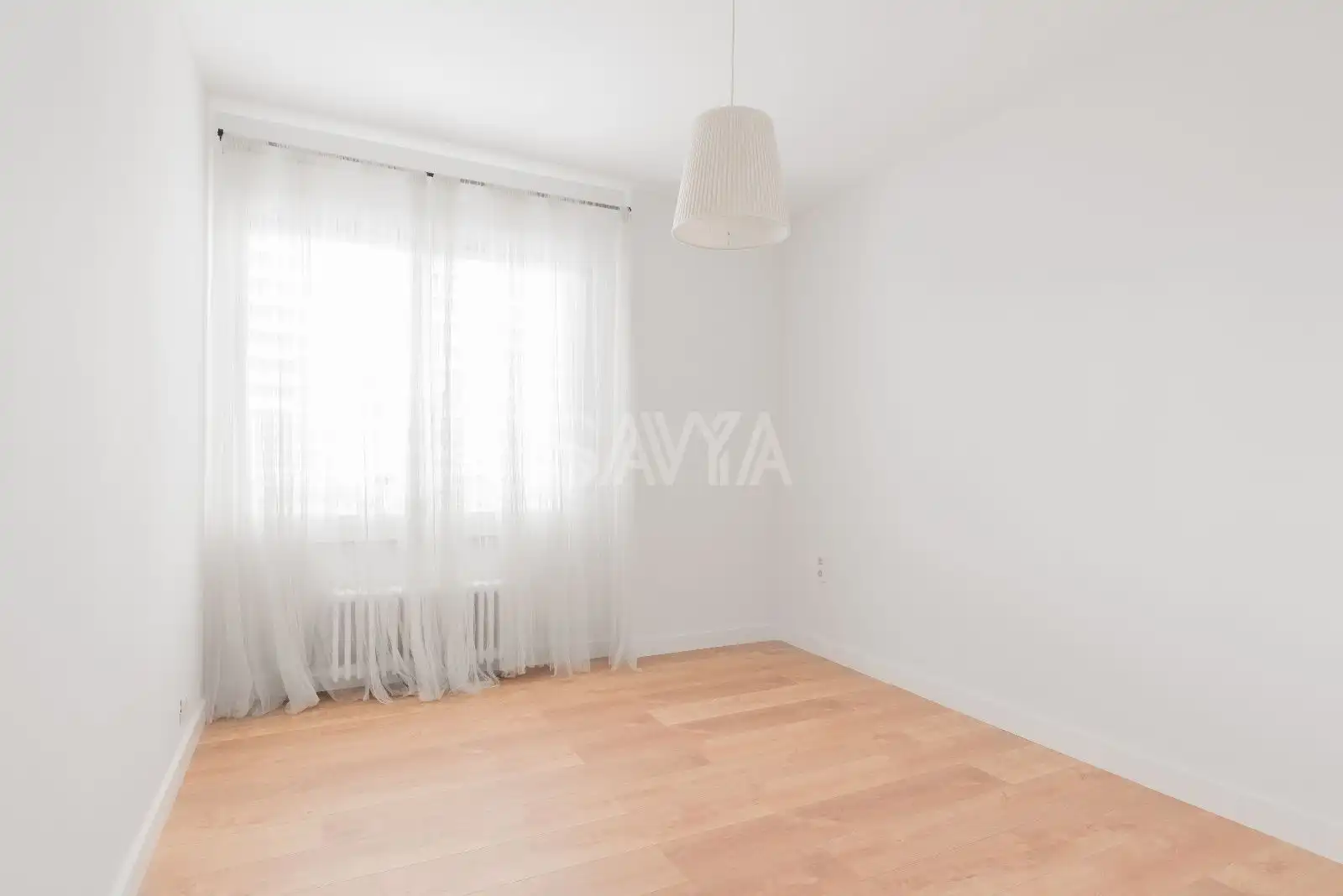 Schlafzimmer von Wohnung zum Verkauf in Barcelona mit Klimaanlage, Parkett und Terrasse