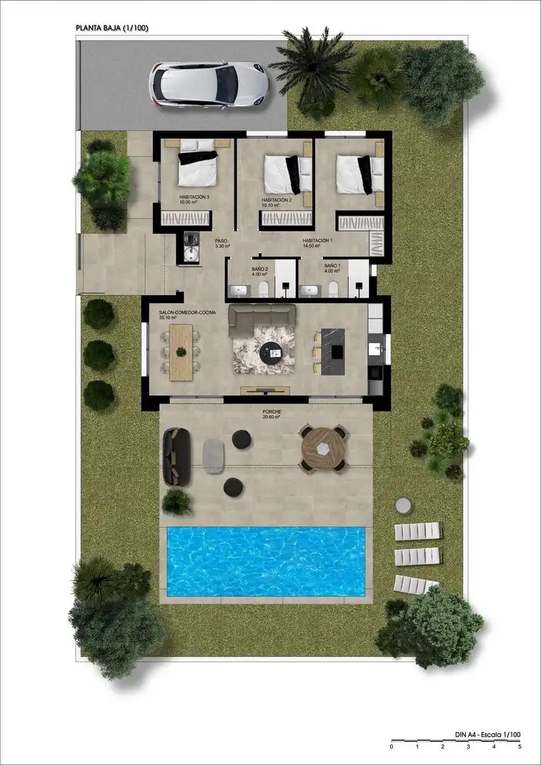 Chalet con piscina en venta en Hondón de las Nieves / El Fondó de les Neus, imagen 14
