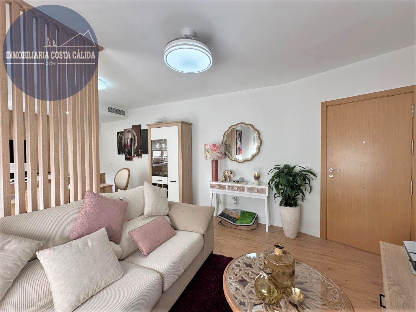 Living room of Flat for sale in Águilas  with Air Conditioner, Heating and Furnished