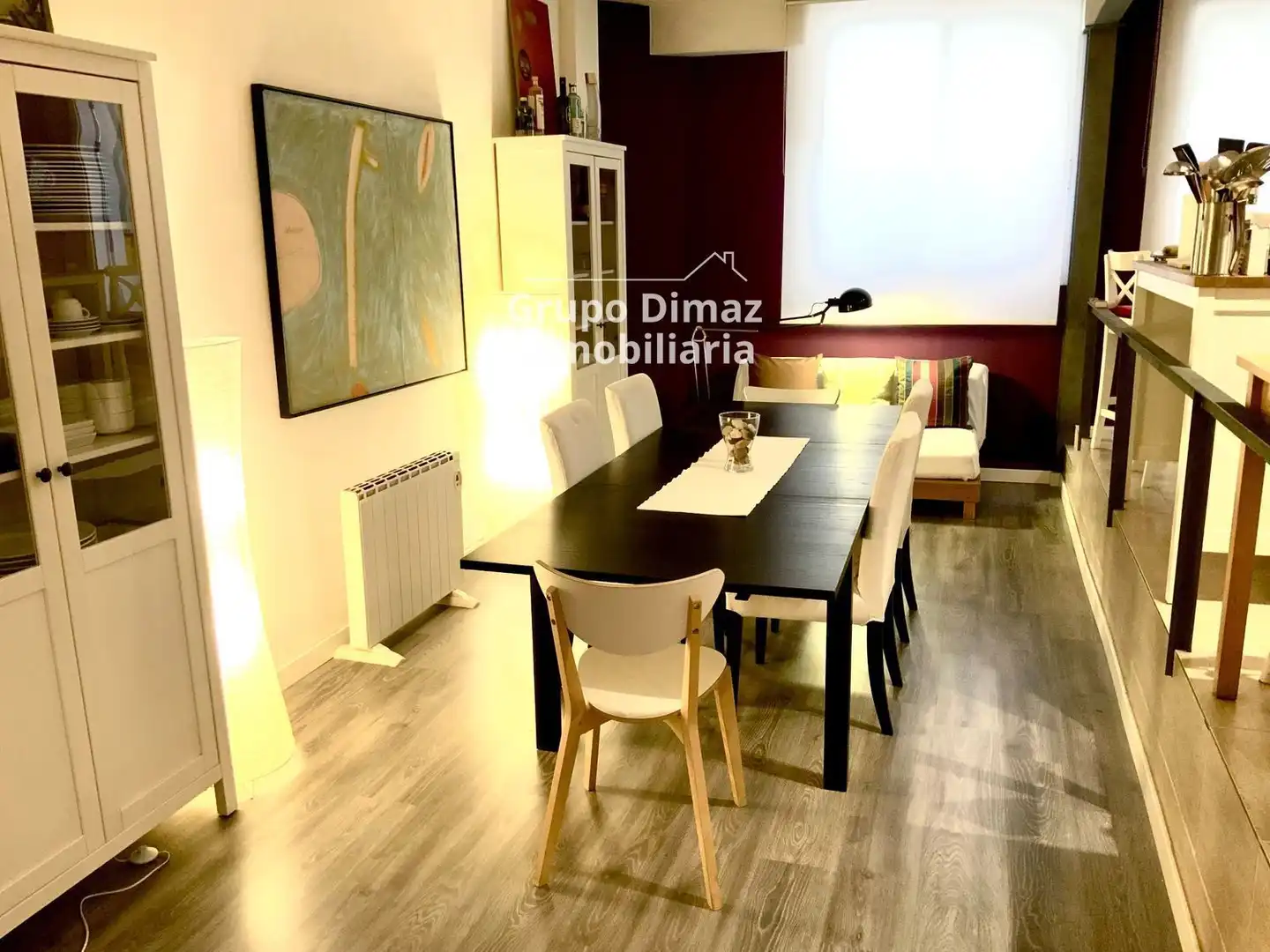 Esszimmer von Wohnung zum Verkauf in Barcelona mit Klimaanlage und Terrasse