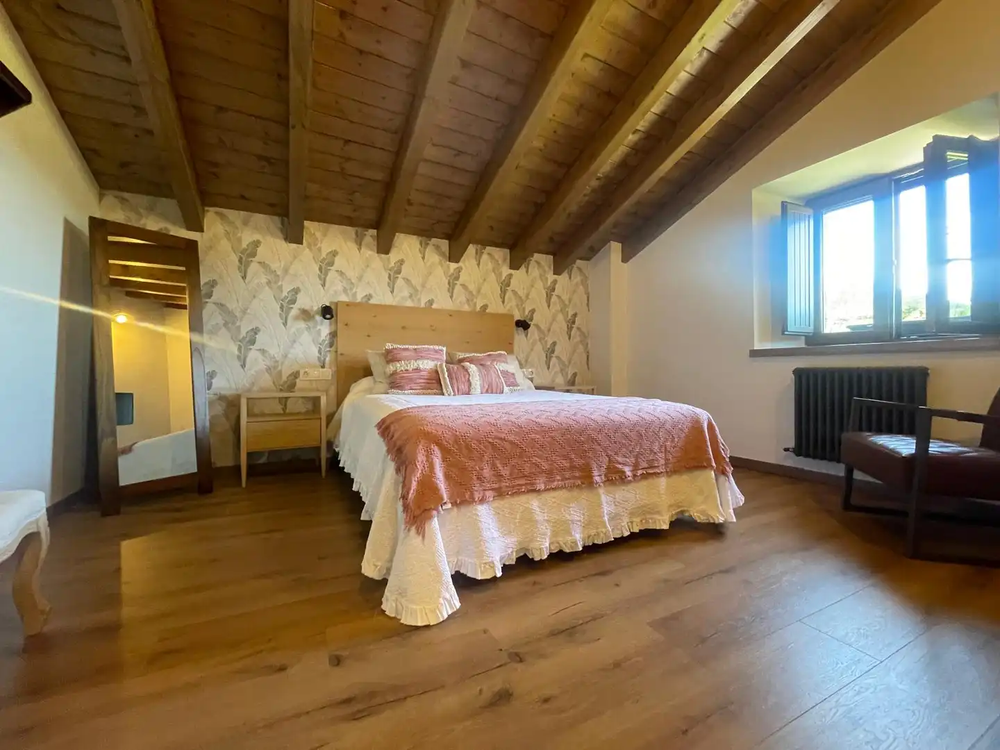 Habitación de Finca rústica en venta en Lekeitio con Aire acondicionado, Jardín privado y Parquet
