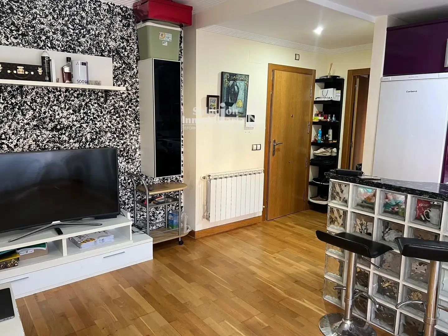 Sala d'estar de Apartament en venda en Salamanca amb Calefacció, Terrassa i Moblat