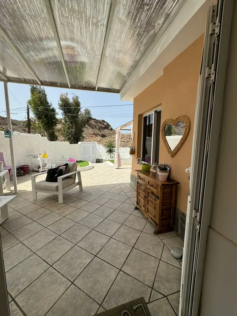 Terraza de Casa o chalet en venta en Mogán con Jardín privado, Trastero y Amueblado