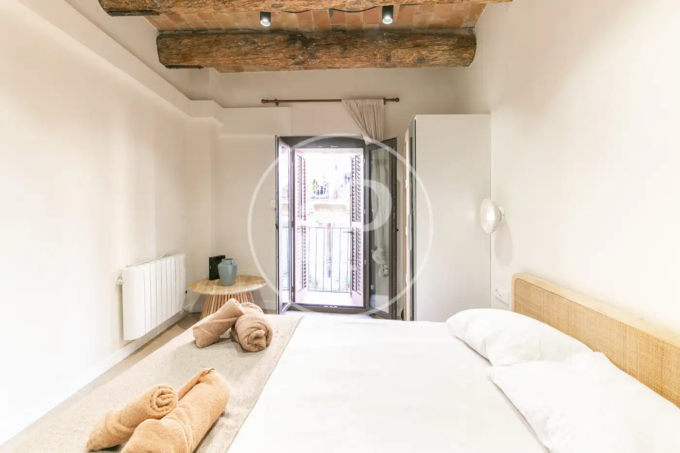Schlafzimmer von Wohnung zum Verkauf in Barcelona mit Klimaanlage, Heizung und Möbliert