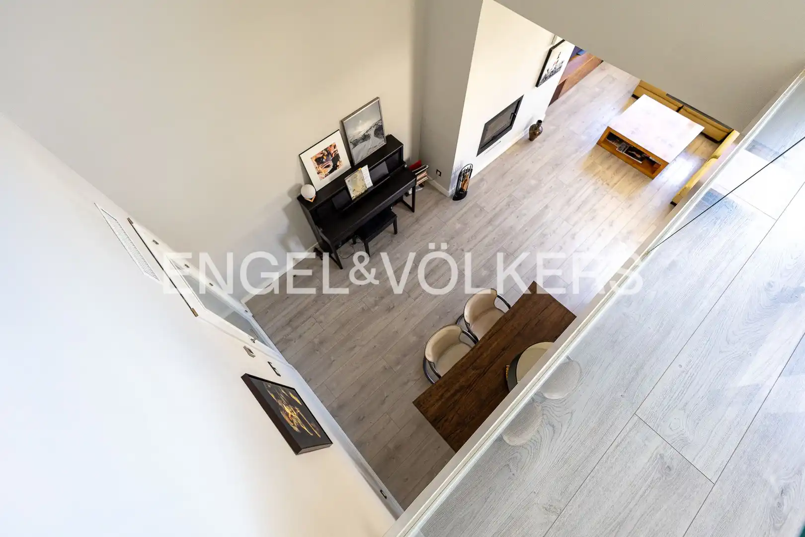 Living room of Duplexes for sale in Madrid  with Air Conditioner, Heating and Private garden