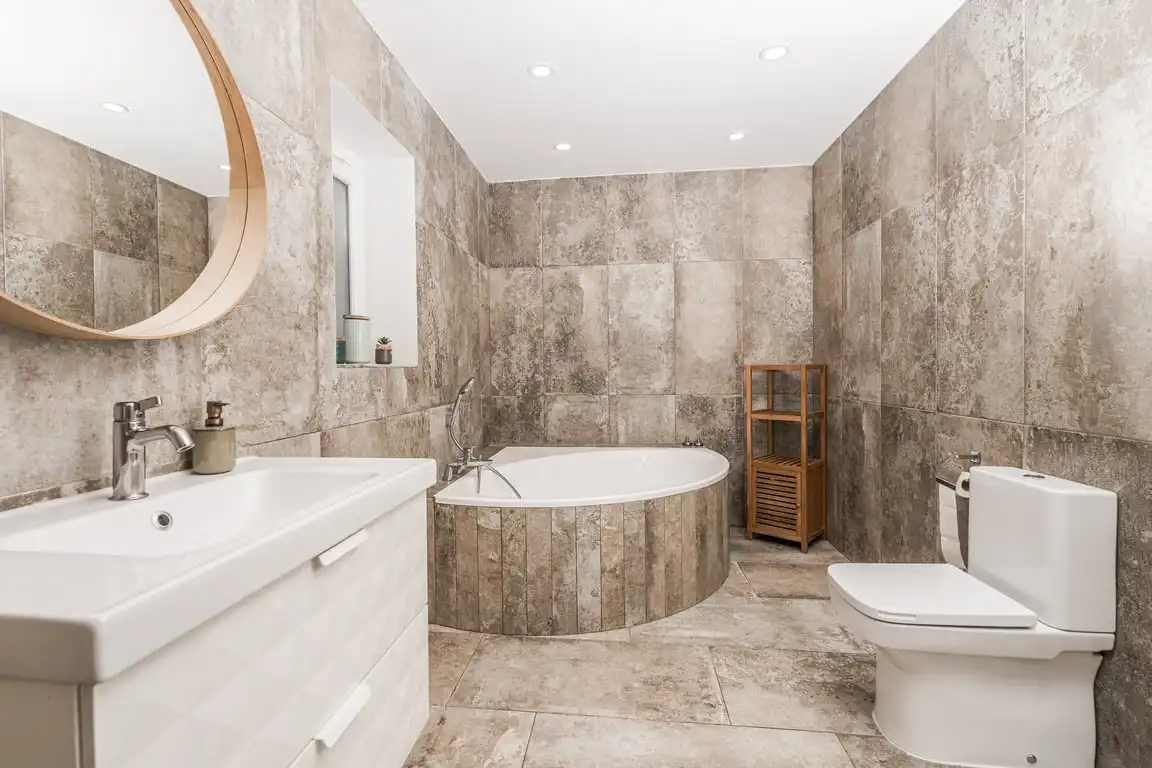 Baño de Casa o chalet en venta en Jávea / Xàbia con Aire acondicionado, Jardín privado y Terraza