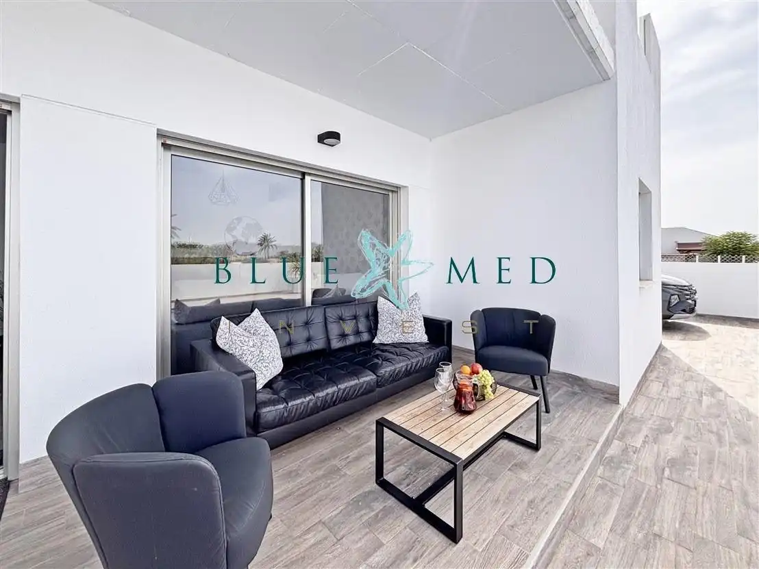 Sala de estar de Casa o chalet en venta en Mazarrón con Aire acondicionado, Calefacción y Jardín privado