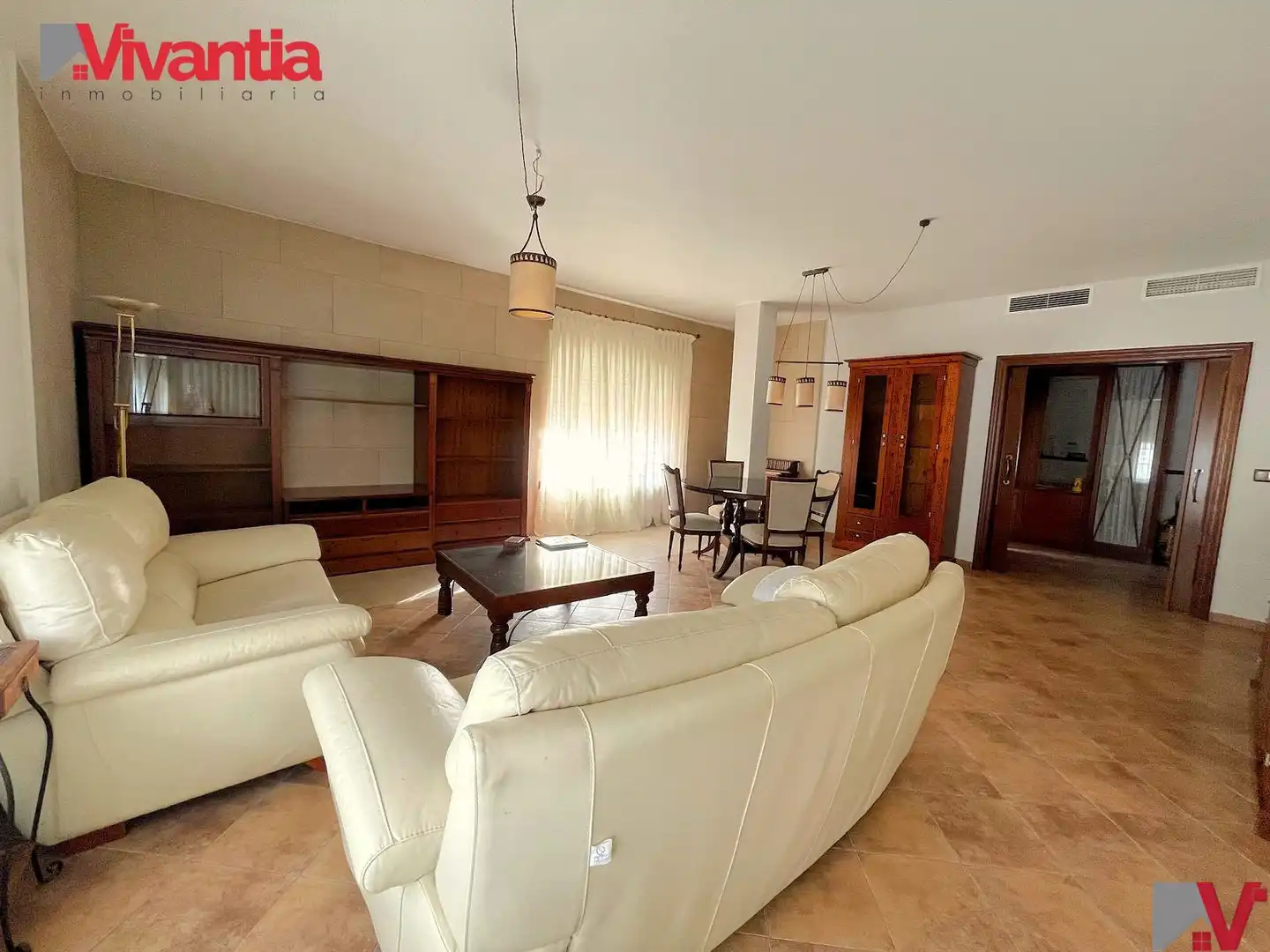 Sala d'estar de Casa o xalet en venda en Lorca amb Aire condicionat, Calefacció i Jardí privat