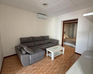 Sala d'estar de Pis de lloguer en Badajoz Capital amb Aire condicionat, Terrassa i Moblat