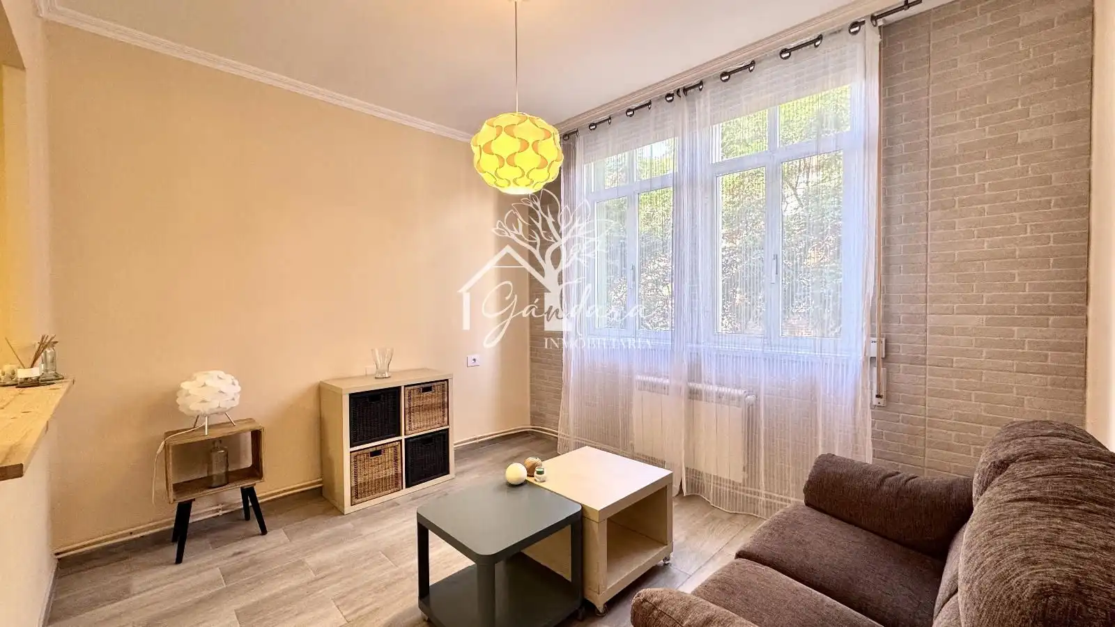 Living room of Flat for rent in Ferrol  with Heating, Furnished and Washing machine