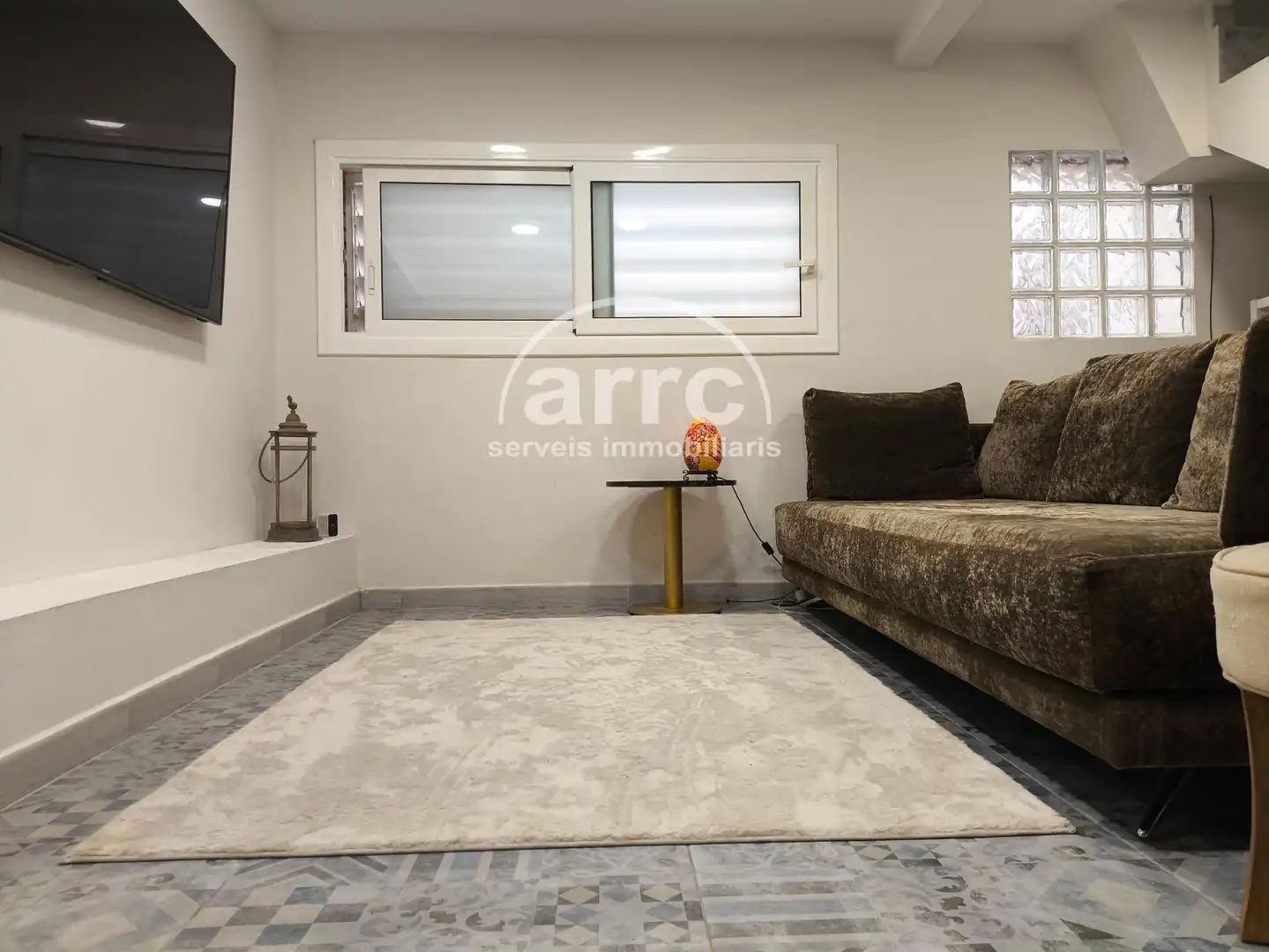 Sala de estar de Piso en venta en Premià de Dalt con Amueblado