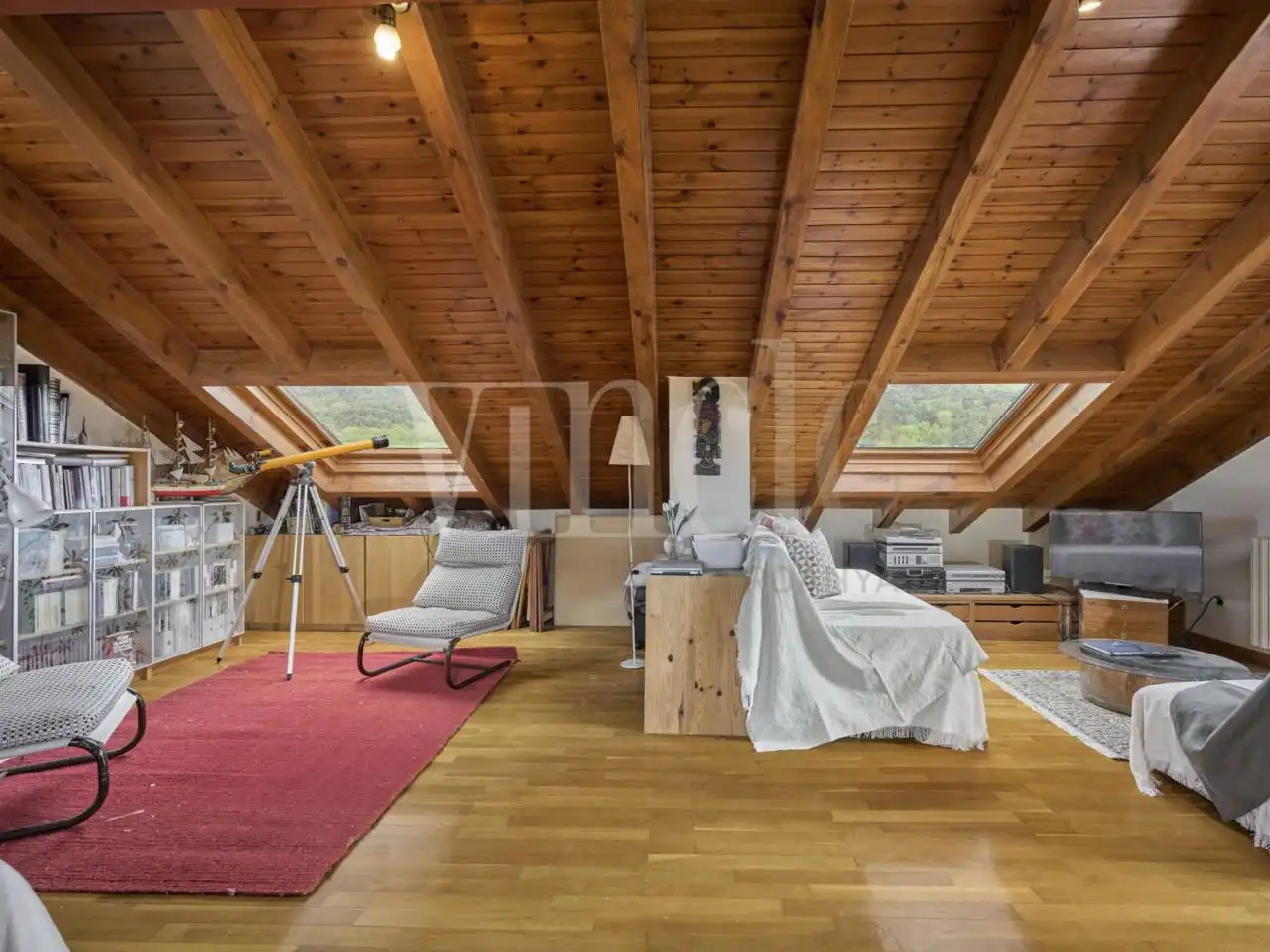Living room of Detached homes for sale in Puigcerdà  with Heating, Parquet flooring and Terrace