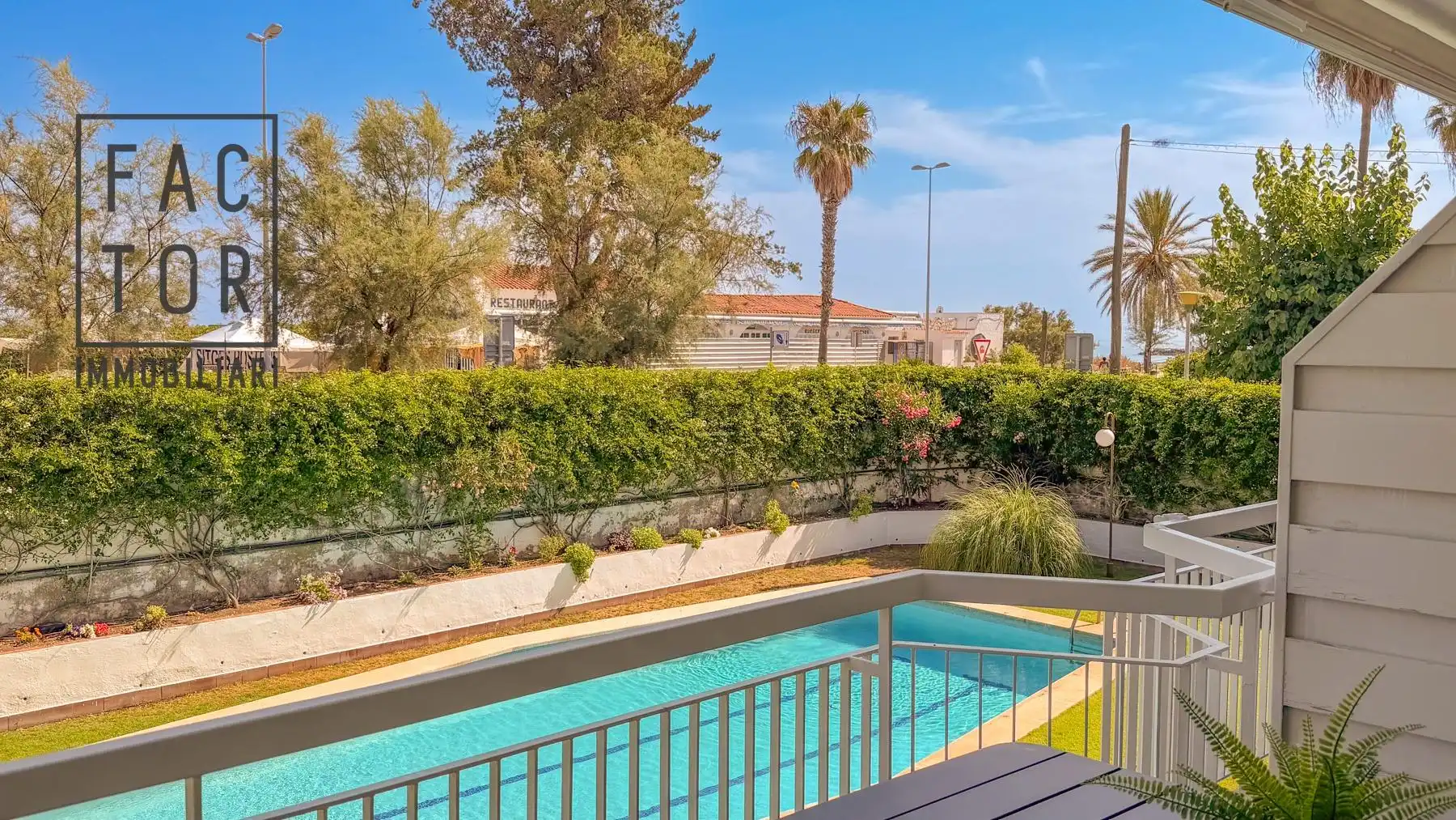 Swimming pool of Flat for sale in Sitges  with Heating, Private garden and Terrace