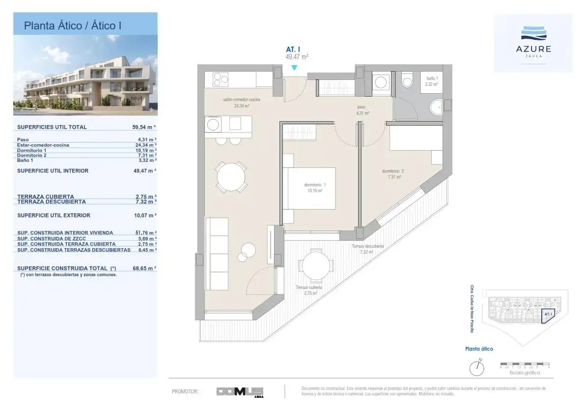 Ático con piscina en venta en Calle Florencia, imagen 2
