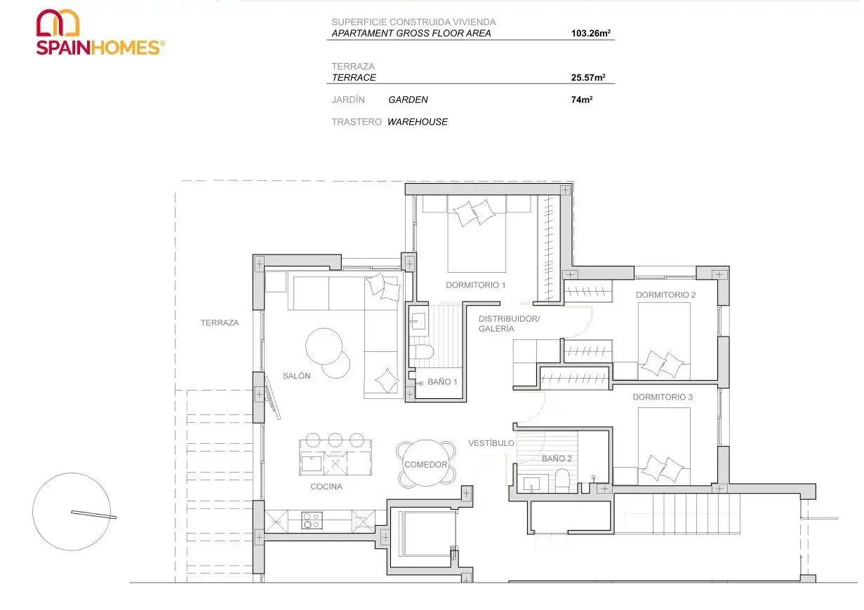Apartamento con terraza en venta en Mar Menor Golf, imagen 24