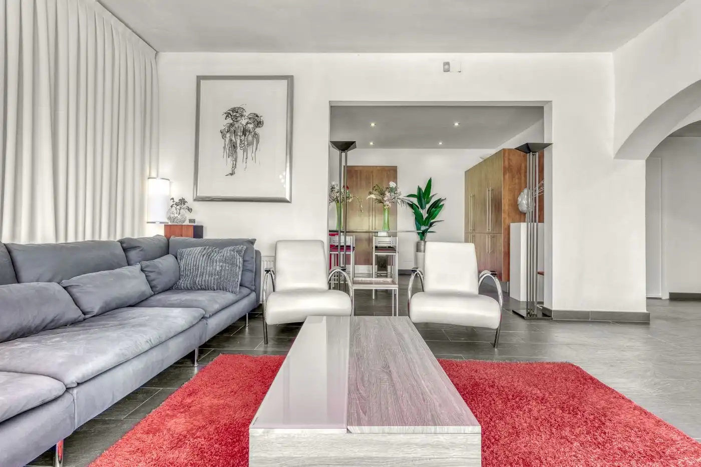 Sala d'estar de Casa o xalet en venda en Roses amb Aire condicionat, Calefacció i Jardí privat