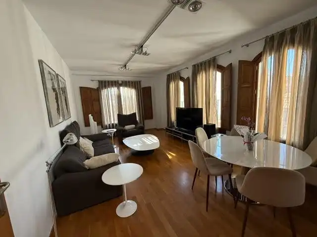 Sala de estar de Ático en venta en Murcia con Aire acondicionado, Terraza y Amueblado