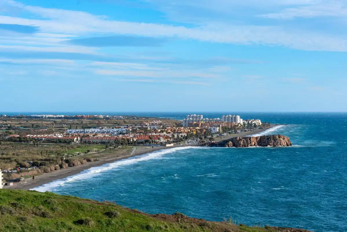 Exterior view of Flat for sale in Salobreña  with Air Conditioner, Heating and Private garden