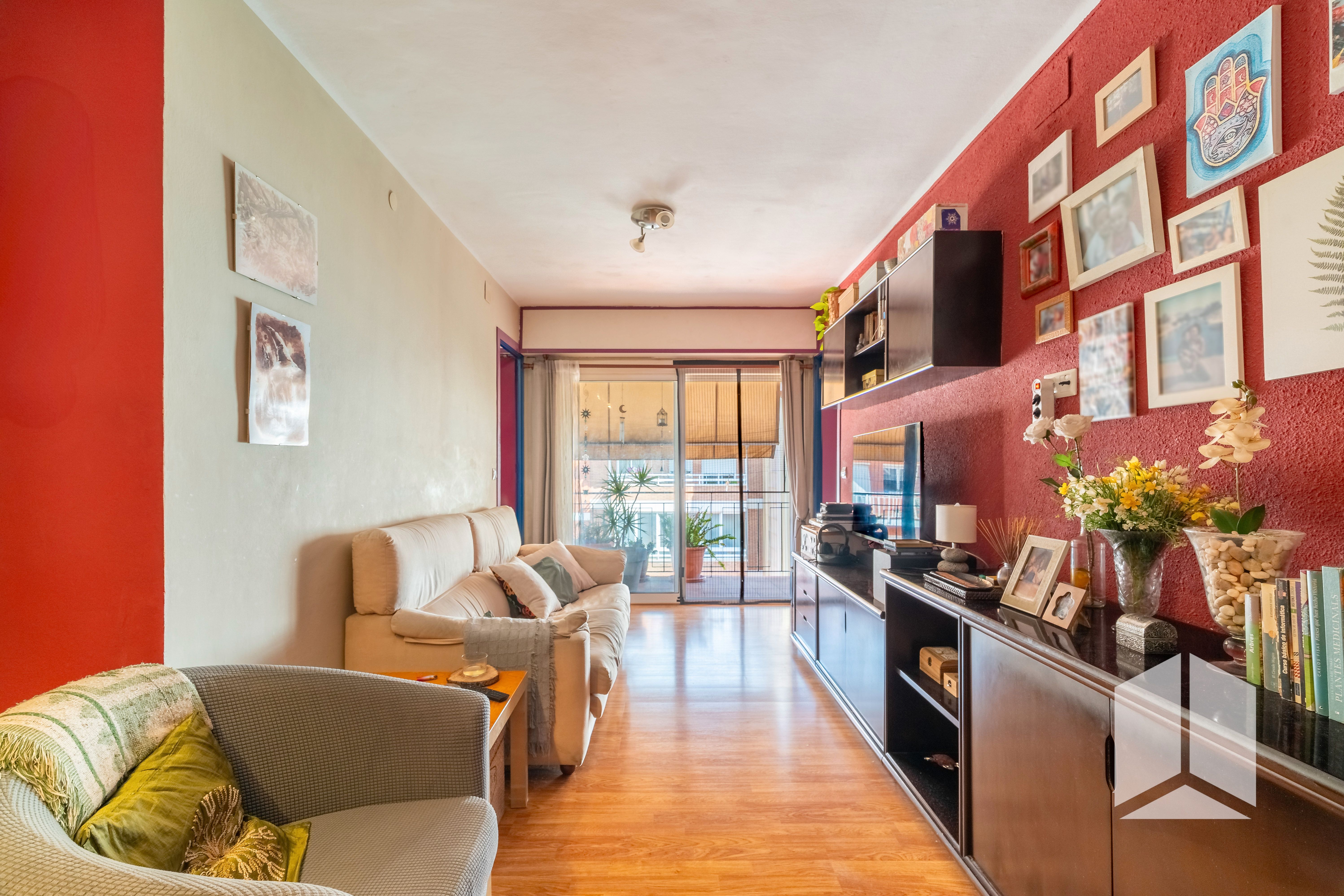 Sala d'estar de Àtic en venda en Castelldefels amb Balcó