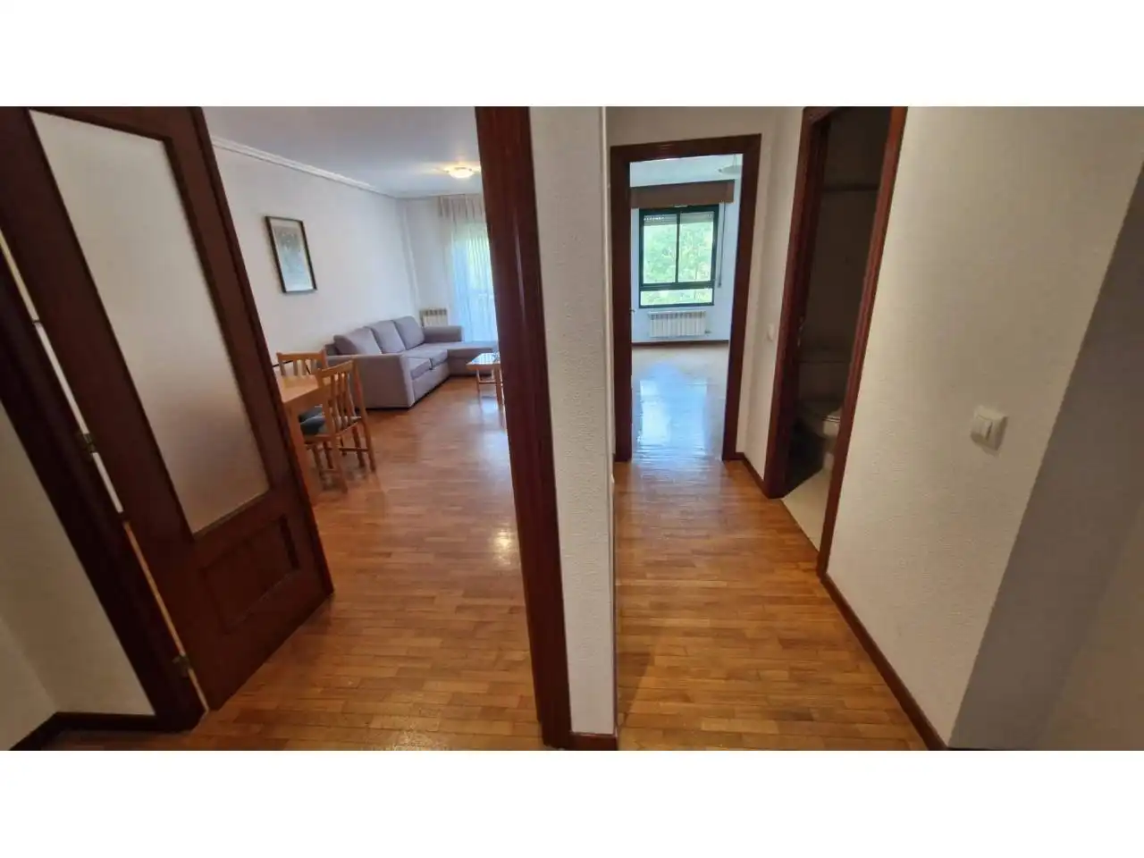 Vista exterior de Pis en venda en  Logroño amb Calefacció, Parquet i Terrassa
