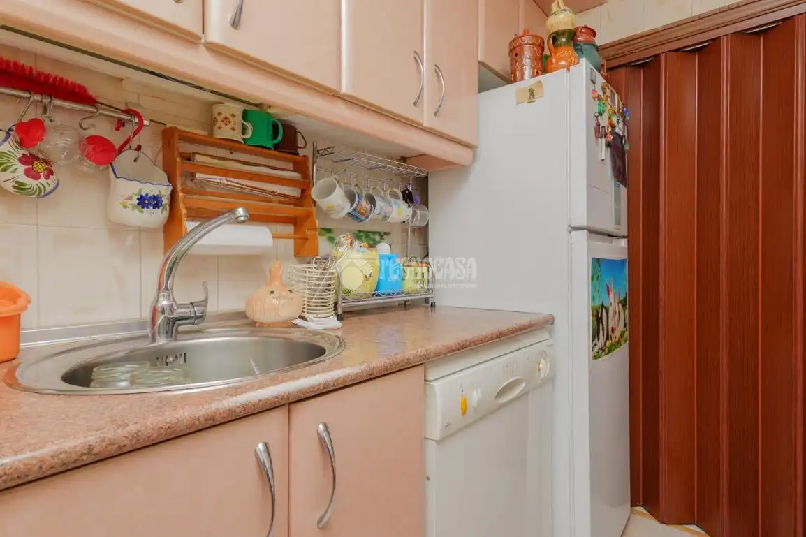 Küche von Wohnung zum Verkauf in Madrid mit Heizung und Balkon