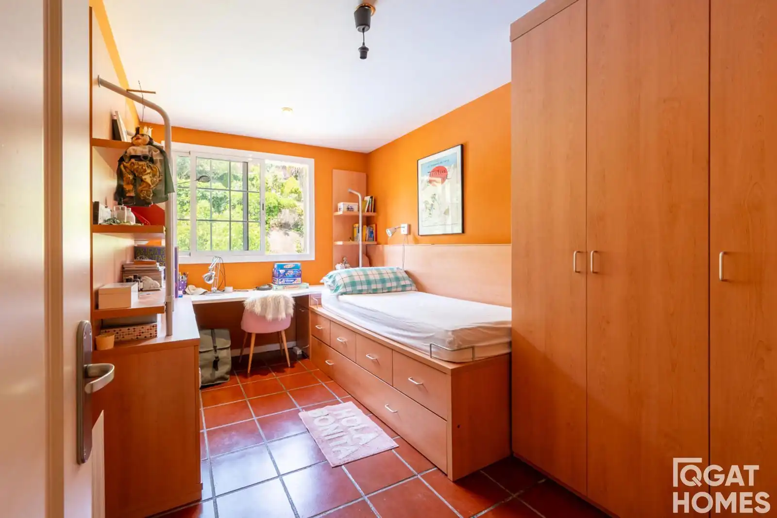 Bedroom of Houses for sale in Sant Cugat del Vallès  with Heating, Terrace and Storage room
