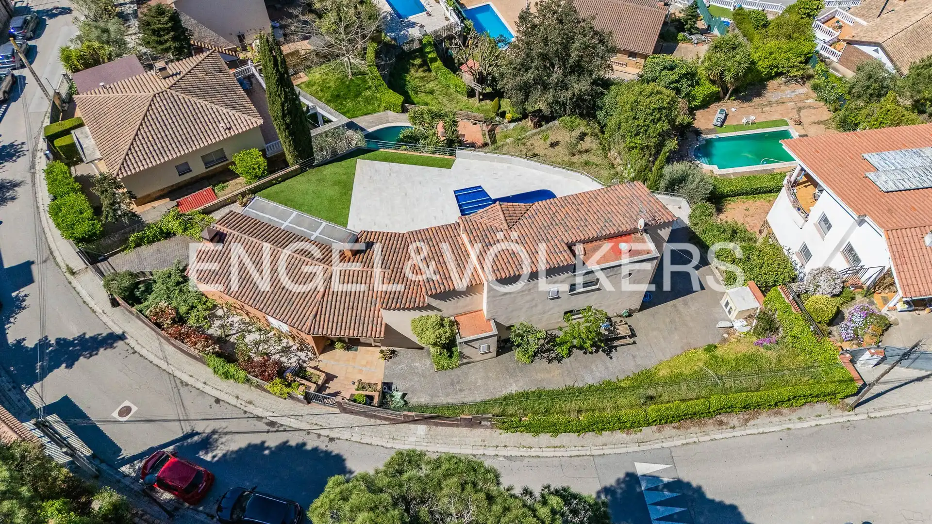 Vista exterior de Casa o xalet en venda en Sant Fost de Campsentelles amb Calefacció, Jardí privat i Parquet